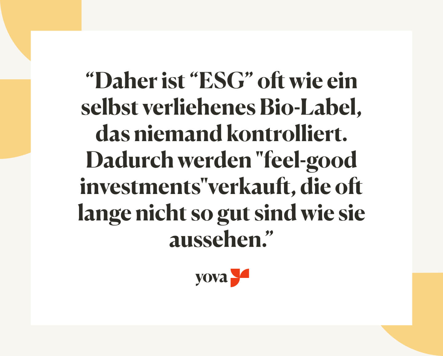 Was bedeutet ESG?